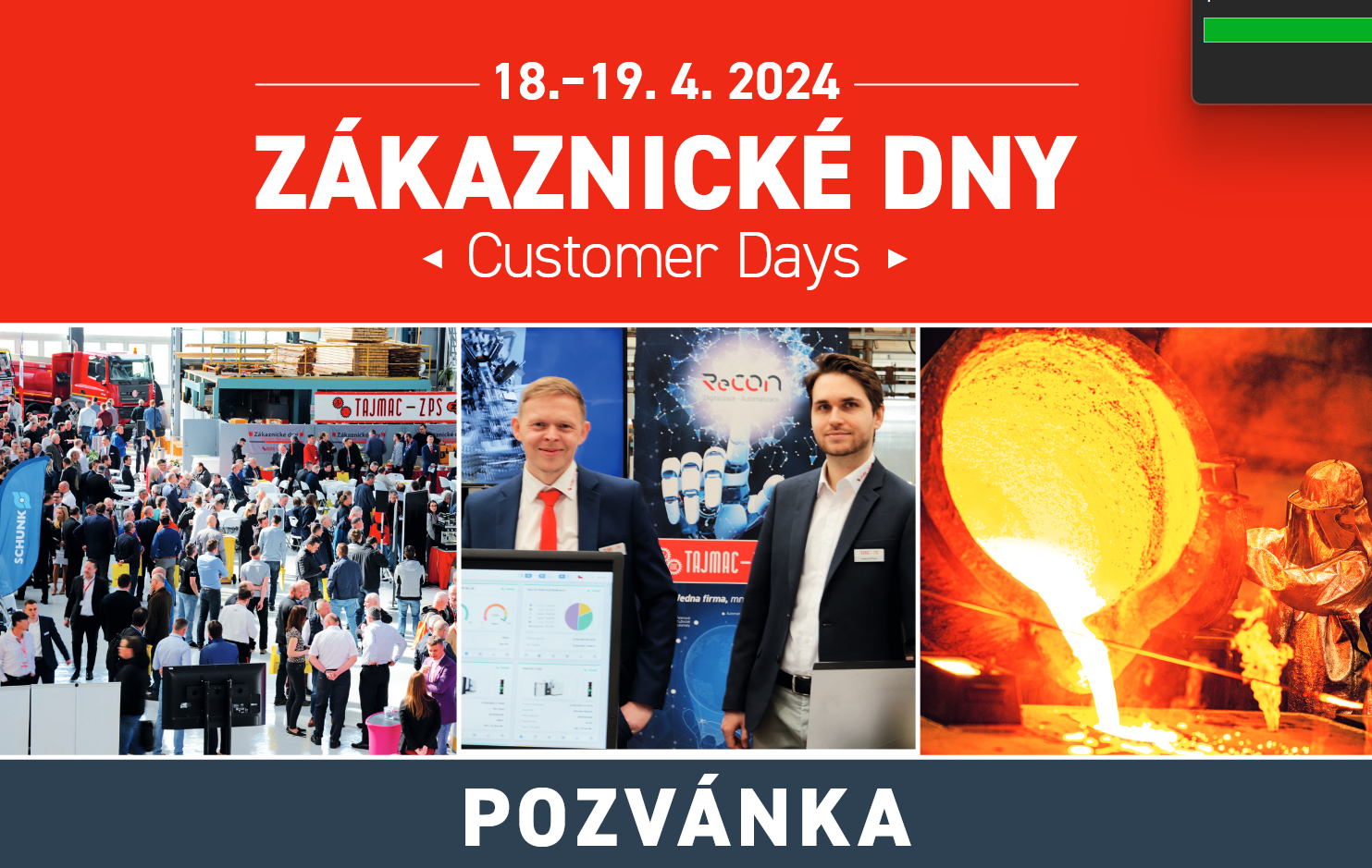 ZÁKAZNICKÉ DNY TAJMAC - ZPS 2024